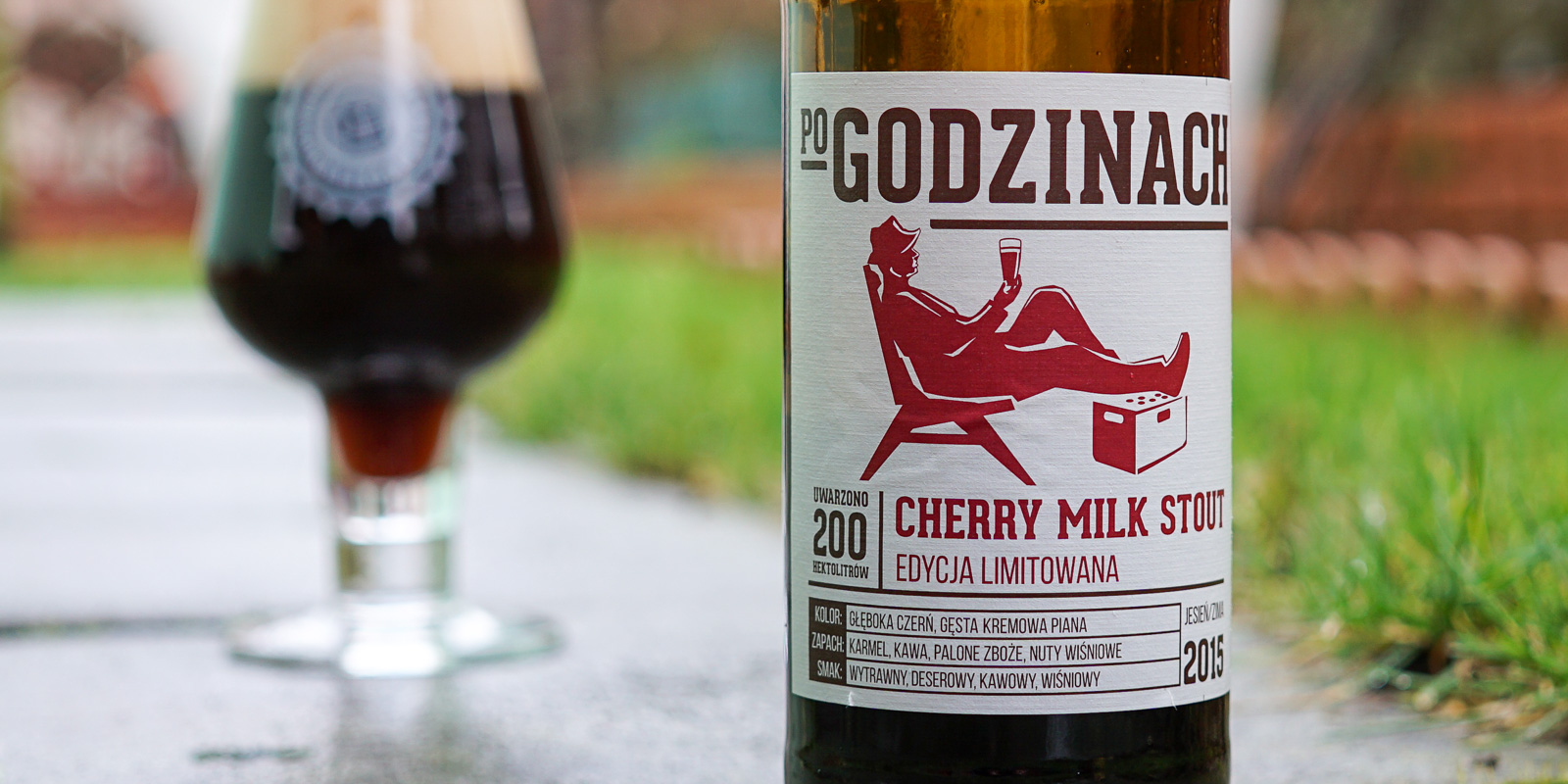 Po Godzinach Cherry Milk Stout (Amber) Piwny Brodacz