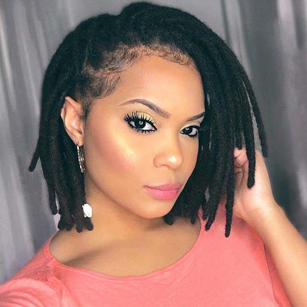 24 Chunky Crochet Dread Bob Braids For African American Women