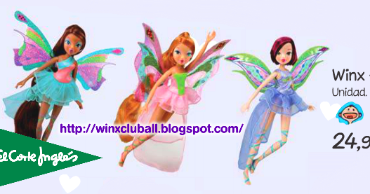 muñecas winx club el corte ingles