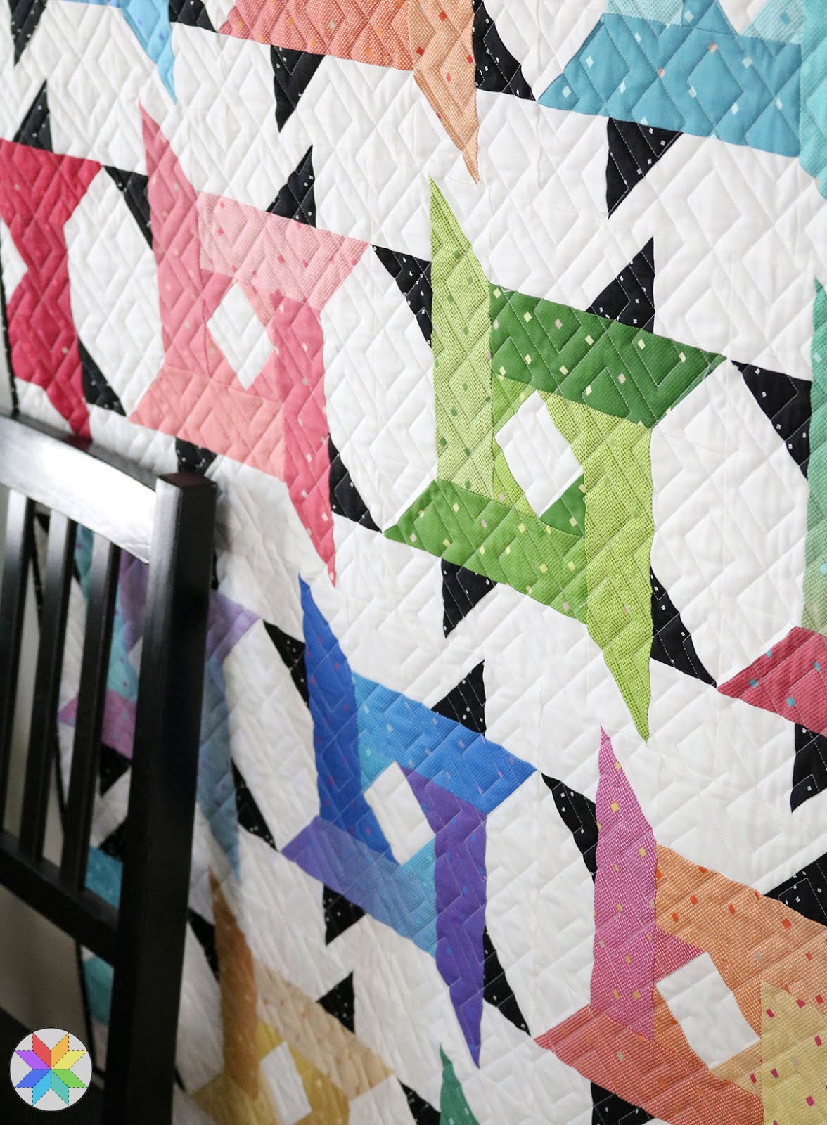 A Bright Corner Windy City Quilt + Gem Stones Brights