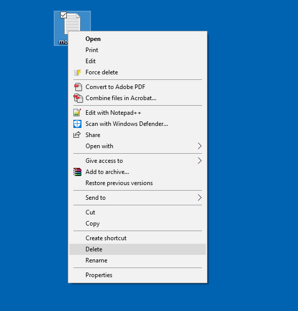Methods to Delete Files in Windows 10