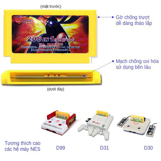 Điện tử 4 nút Subor D99