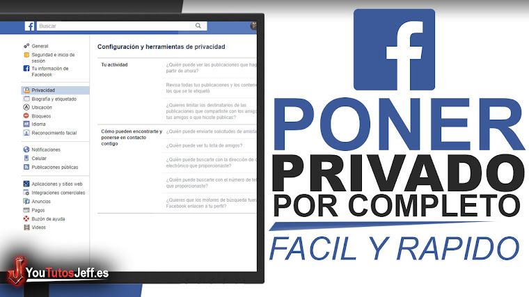 Como Poner en PRIVADO mi Facebook por Completo - Fácil y Rápido