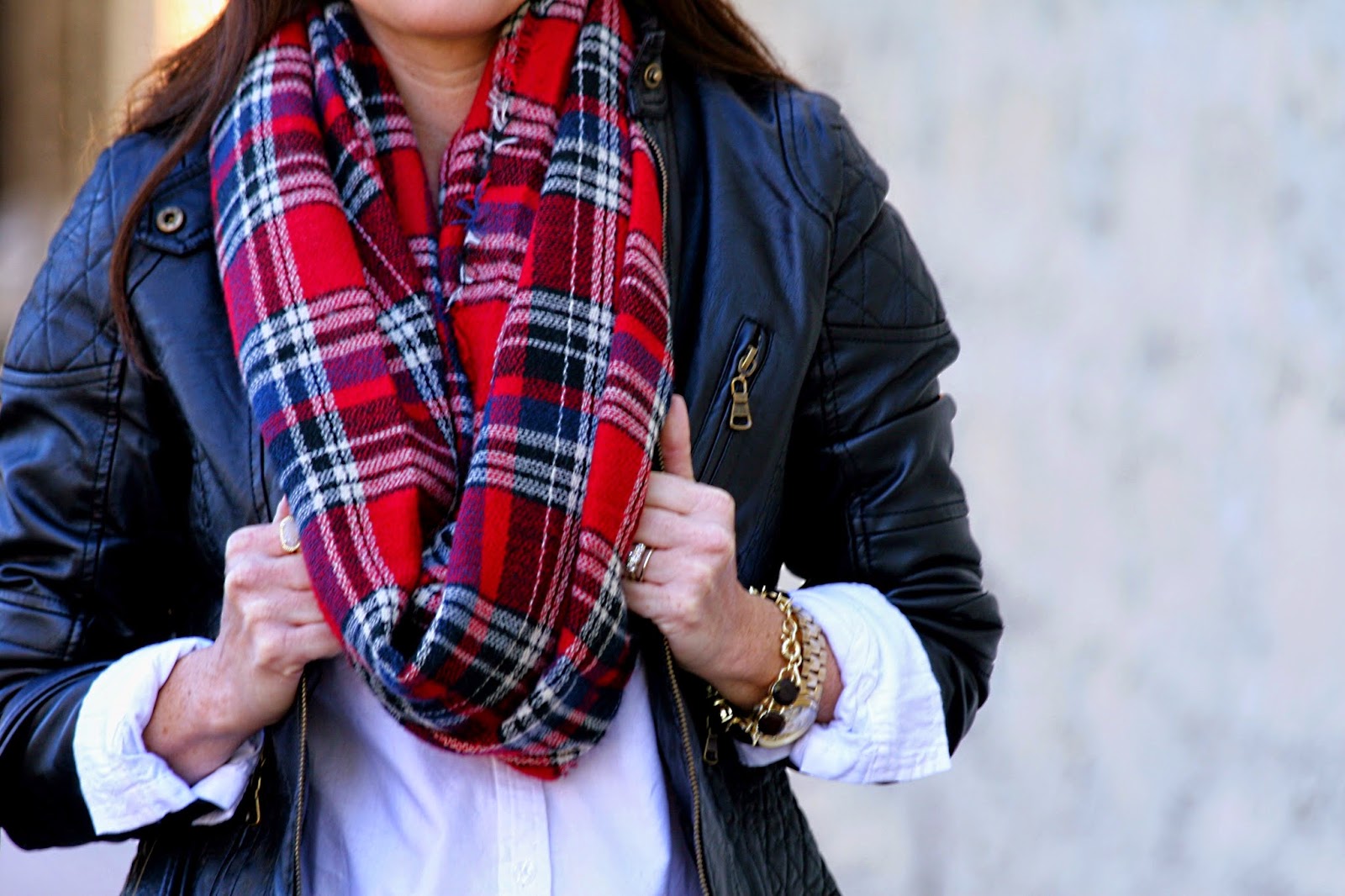 Blanket Scarf Blanket Scarf, Red plaid scarf