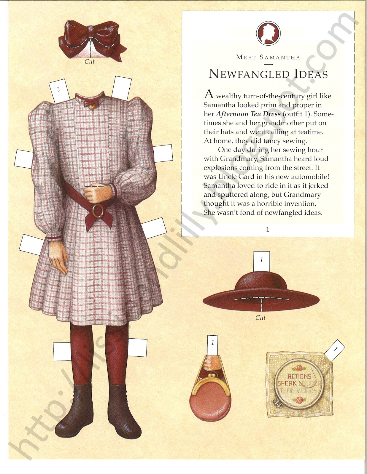 Lissie & Lilly Samantha's Paper Dolls