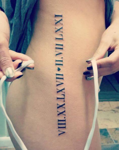 260+ Best Roman Numeral Tattoos (2019) Font Styles & Numbers Designs
