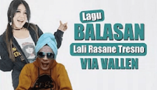Lirik Lagu Balasan Lali Rasane Tresno - Via Vallen