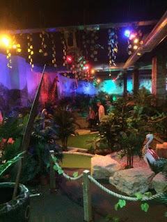 Indoor Adventure Golf course at Oasis Fun in Bournemouth. Photo by Mick Gisbourne December 2016