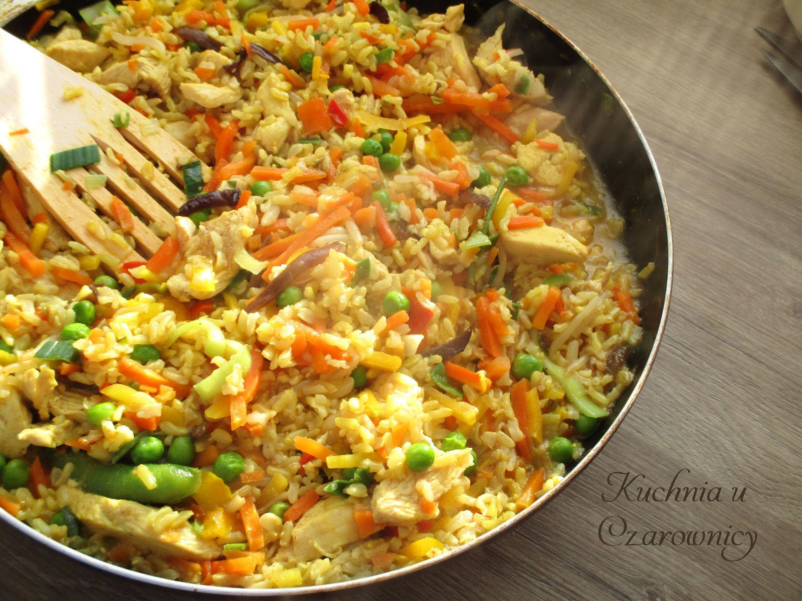 Kuchnia u Czarownicy Risotto z kurczakiem i warzywami