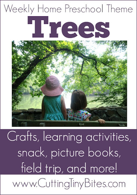 Tree Theme- Weekly Home Preschool | What Can We Do With Paper And Glue