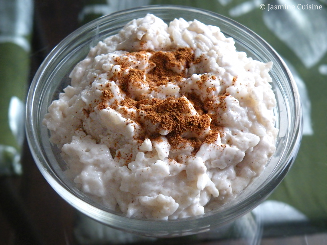 Pouding au riz au lait de coco Jasmine Cuisine