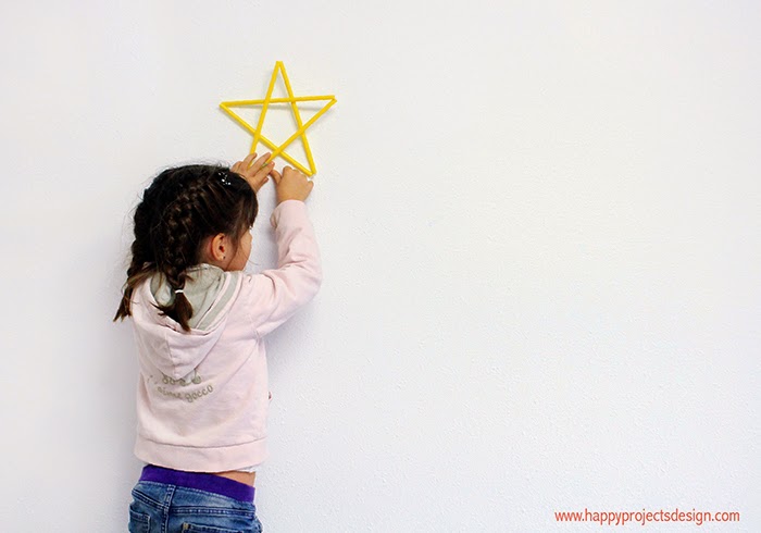 DIY: árbol de navidad alternativo con pajitas