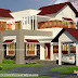 4 bedroom sloping roof mix modern home