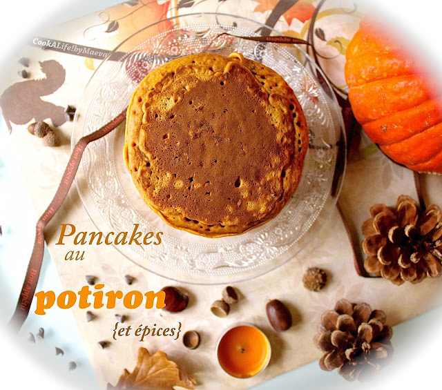 Pancake au potiron, épices d'automne (avec ou sans pépites de chocolat) • Cook A Life! by Maeva