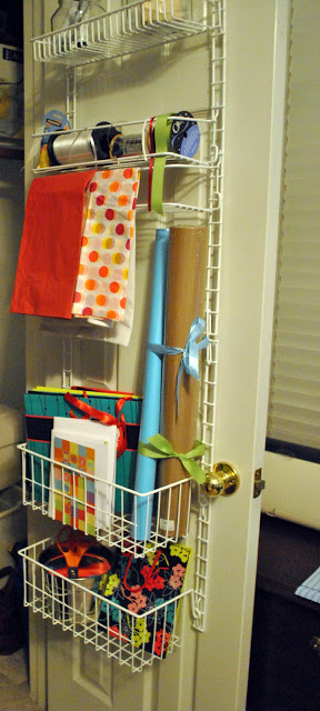 My Gift Wrap Storage Station Organized! - Mom Spotted