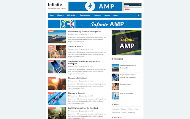 amp for blogger