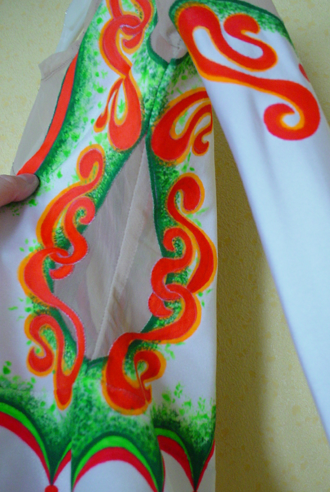 Rhythmic gymnastics leotards WHITE RHYTHMIC GYMNASTICS LEOTARD