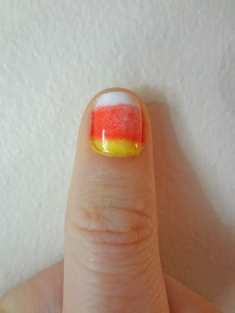 Candy Corn Nails, Halloween