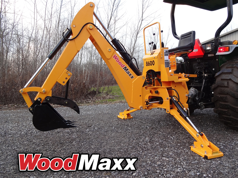 WoodMaxx WMSeries PTO Powered Backhoe Attachments Hydraulic, Lubrication & Specifications for