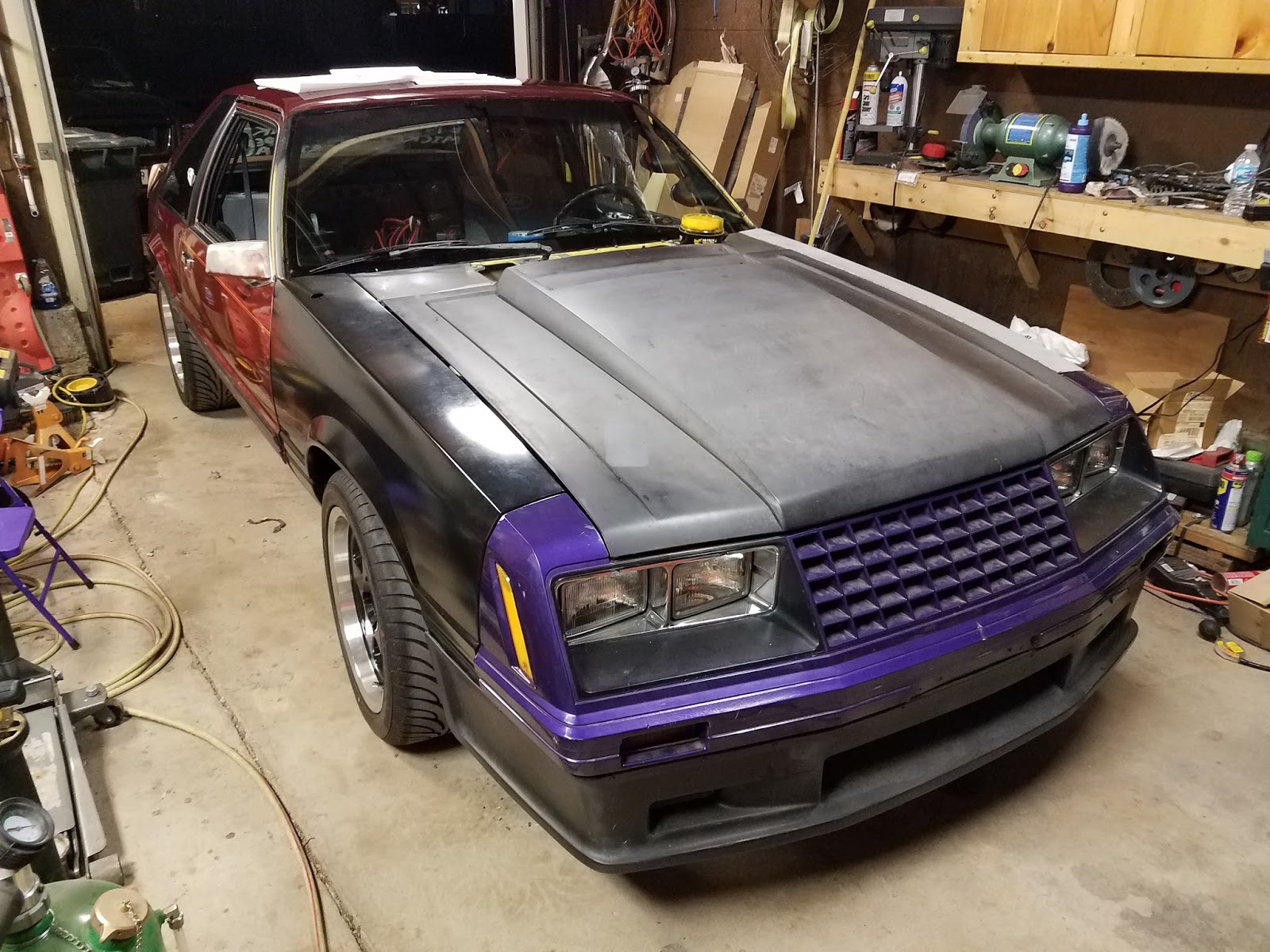 Fox Body Mustang Restoration Ford Racing Slant Edge Valve Covers