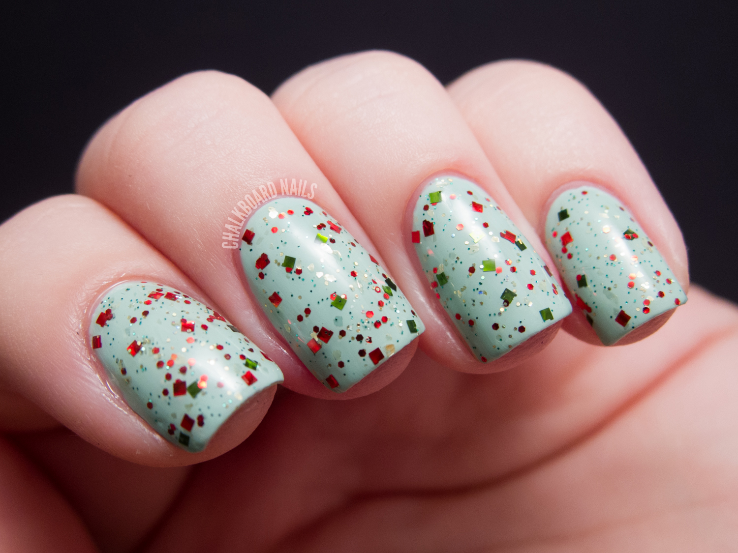 The I Love Nail Polish Winter Collection Chalkboard Nails Phoenix