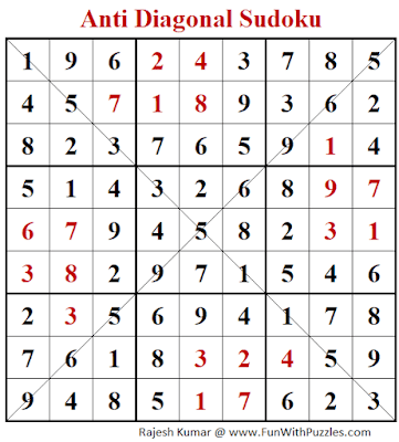 diagonal sudoku puzzles diagonal sudoku puzzles