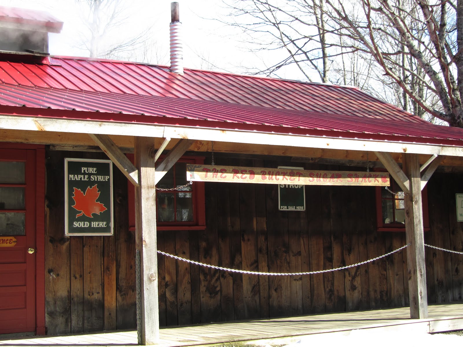 Debbie's Blog The Red Bucket Sugar Shack