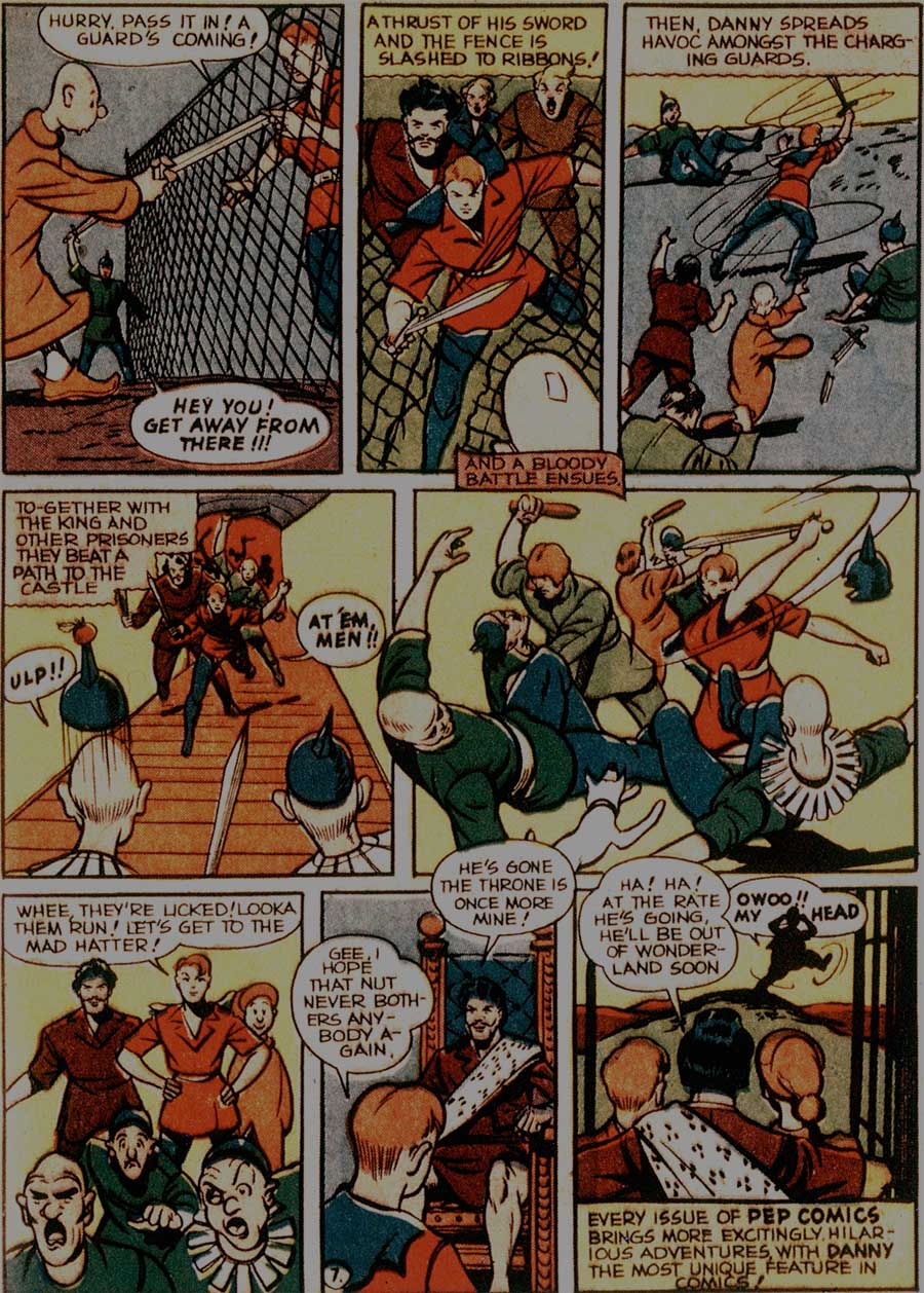 Read online Pep Comics comic -  Issue #23 - 34