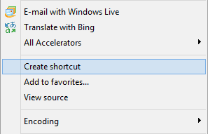 Tạo shortcuts cho website trên destop