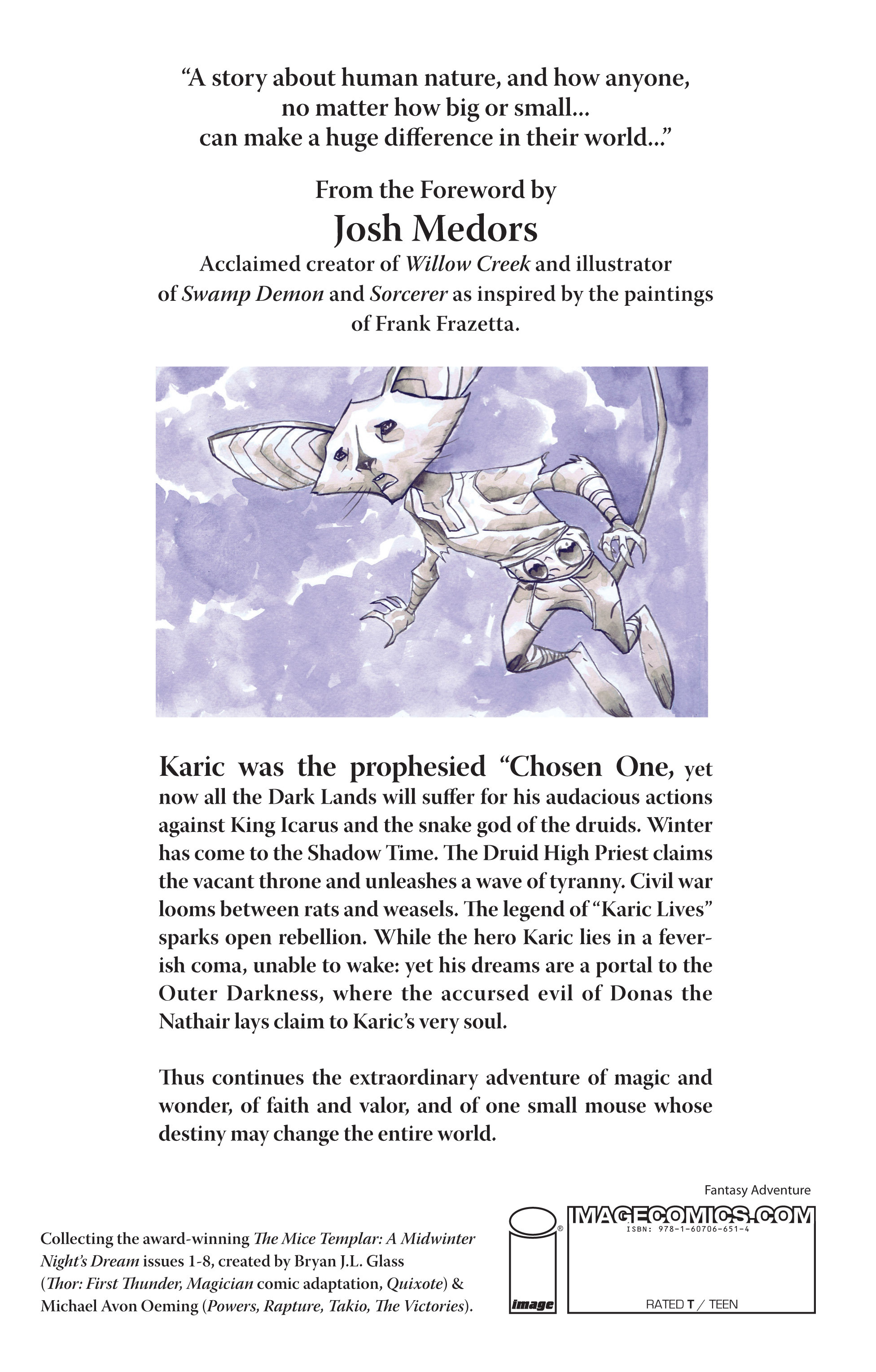 Read online The Mice Templar Volume 3: A Midwinter Night's Dream comic -  Issue # _TPB - 311
