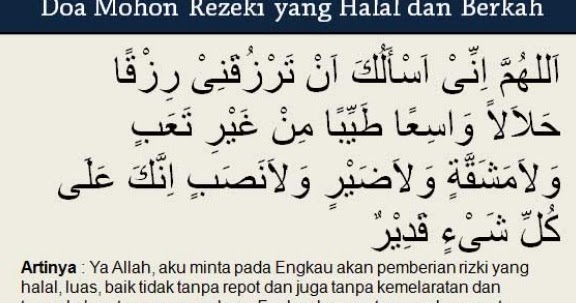 3 Doa Pembuka Pintu Rezeki Dari Segala Penjuru Paling