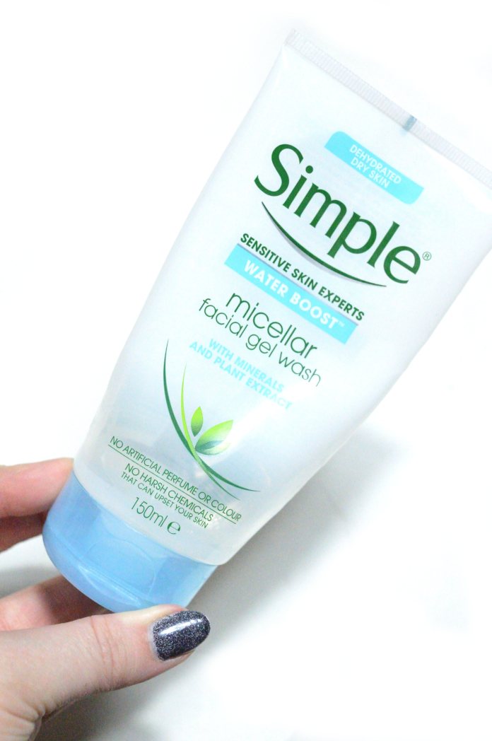 simple micellar facial gel wash ingredients
