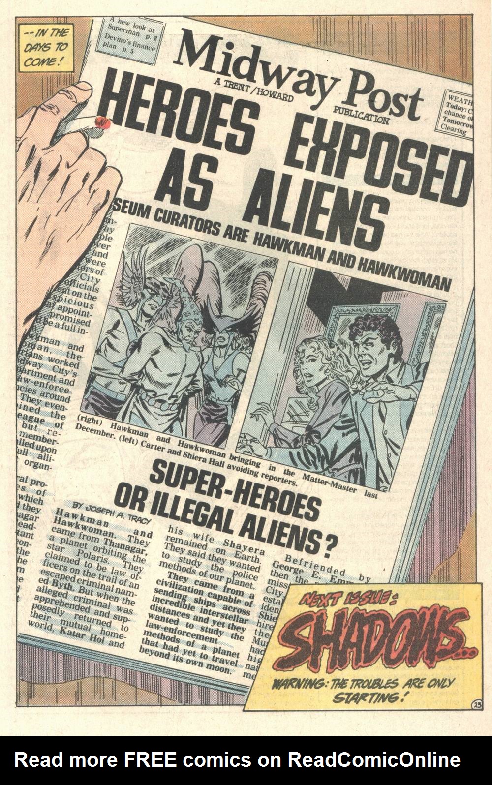 Hawkman (1986) Issue #1 #1 - English 24