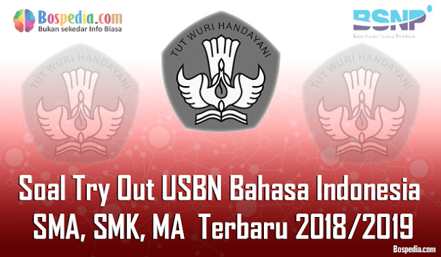 40+ Contoh Soal Try Out USBN Bahasa Indonesia SMA, SMK, MA  Terbaru 2018/2019