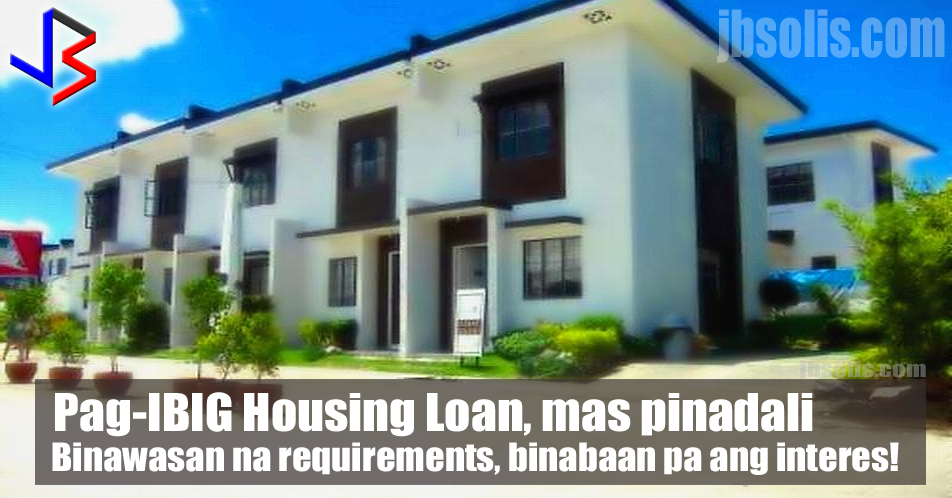 GOOD NEWS for prospective home-owners! The Housing Development and Mutual Fund, better known as the Pag-IBIG fund, has reduced the number of requirements needed to make a housing loan and they have also lowered their interest rates for minimum-wage earners. The changes are also applicable if you are planning to refinance an existing loan, or make a construction or improvement loan.  The new reduced requirements for a housing loan are listed below. These must be submitted upon application: Housing Loan Application Forms with recent ID photo of borrower/co-borrower (if applicable) (2 copies, HQP-HLF-068/069) Download the forms here and here and print back to back. Proof of Income, any of the following: Locally Employed Notarized Certificate of Employment and Compensation (CEC), indicating the gross monthly income and alll monthly allowances and monetary benefits. Latest Income Tax Return (ITR) for the year immediately preceding the date of loan application, with attached BIR Form No. 2316, stamped received by the BIR. Certified One (1) Month Payslip, within the last three (3) months prior to date of loan application NOTE: For government employees, the Certified One (1) Month Payslip must be submitted together with CEC or ITR. Self Employed, any of the following Proof/s of Income ITR, Audited Financial Statements, and Official Receipt of tax payment from bank supported with DTI Registration and Mayor’s Permit/Business Permit Commission Vouchers reflecting the issuer’s name and contact details (for the last 12 months) Bank Statements or passbook for the last 12 months (if income is sourced from foreign remittances, pensions, etc.) Copy of Lease Contract and Tax Declaration (if income is from rental payments) Certified True Copy of Transport Franchise issued by appropriate government agency (LGU for tricycles, LTFRB for other PUVs) Certificate of Engagement issued by owner of business Other document that would validate source of income For Overseas Filipino Workers (OFW), any of the following: Employment Contract between employee and employer; or   POEA Standard Contract Certificate of Employment and Compensation (CEC) written on the Employer/Company’s official letterhead; or signed by employer (for household staff and similarly situated employees - supported by a photocopy of the employer’s ID or passport) Income Tax Return filed with Host Country/Government (in English)  One (1) valid ID (Photocopy, back-to-back) of Principal Borrower and Spouse, Co-Borrower and Spouse, Seller and Spouse and Developer’s Authorized Representative and Attorney-In-Fact, if applicable Transfer Certificate of Title (TCT) (latest title, Certified True Copy). For Condominium Unit, present TCT of the land and Condominium Certificate of Title (CCT) (Certified True Copy). Updated Tax Declaration (House and Lot) and Updated Real Estate Tax Receipt (photocopy) Contract-to-Sell or similar agreement between the buyer and seller Vicinity Map/Sketch of the Property  The Following Eligibility Requirements Still Applies: Pag-IBIG Membership To qualify for a loan, a person must be a member of Pag-IBIG with at least twenty-four (24) months contribution at the time of loan application. A member with less than 24 contributions can make a lump sum payment to meet the said requirement at point of loan application provided he has been a contributing member of the Fund for at least twelve (12) months. A member whose loan exceeds P500,000.00 is required to pay the upgraded membership contribution rates upon housing loan approval and onwards. Not more than sixty-five (65) years old at the date of loan application and must be insurable; provided further that he is not more than seventy (70) years old at loan maturity; Has the legal capacity to acquire and encumber real property; Has passed satisfactory background/credit and employment/business checks of the Pag-IBIG Fund; Has no outstanding Pag-IBIG housing loan, either as a principal borrower or co-borrower;  However, should a co-borrower in a tacked loan signify an intention to avail of a Pag-IBIG housing loan for himself, he shall be allowed to do so provided the tacked loan is updated and the amount proportionate to his loan entitlement has been fully paid. Hence, the co-borrower shall be released from the original obligation and shall be allowed to avail of his own Pag-IBIG housing loan, subject to standard evaluation procedures. Had no Pag-IBIG housing loan that was foreclosed, cancelled, bought back due to default, or subjected to dacion en pago, which shall include cases where the borrower is no longer interested to pursue the loan and surrenders the property; Has no outstanding Pag-IBIG multi-purpose loan in arrears at the time of loan application. A member whose multi-purpose loan is in arrears shall be required to pay his arrearages over the counter to update his account.  REQUIRED DOCUMENTS PRIOR TO LOAN RELEASE TCT/CCT in the name of the borrower/co-borrower/s (if applicable) with proper mortgage annotation in favor of Pag-IBIG Fund (Owner’s Duplicate Copy) TCT/CCT in the name of the borrower/co-borrower/s (if applicable) (Certified True Copy) with proper mortgage annotation in favor of Pag-IBIG Fund (RD’s copy) Updated Tax Declaration (House and Lot) and Updated Real Estate Tax Receipt (Photocopy) in the name of the borrower/co-borrower/s, if applicable Loan Mortgage Documents Loan and Mortgage Agreement duly registered with Registry of Deeds with original RD stamp (HQP-HLF-162/163) Deed of Absolute Sale duly registered with Registry of Deeds with original RD stamp Duly accomplished/notarized Promissory Note (HQP-HLF-086/087) Disclosure Statement on Loan Transaction (HQP-HLF-085)  sources: Pag-IBIG