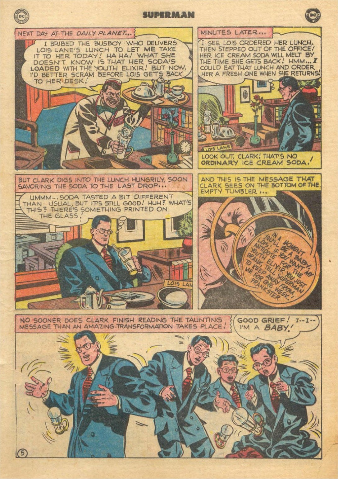Read online Superman (1939) comic -  Issue #66 - 7