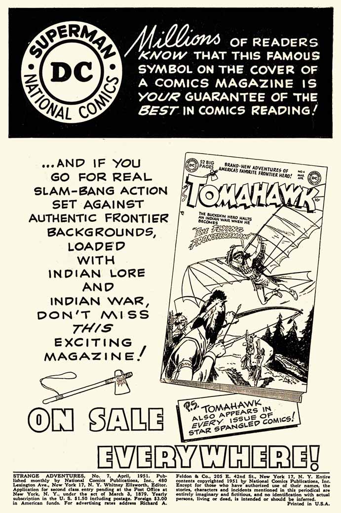 Read online Strange Adventures (1950) comic -  Issue #7 - 2