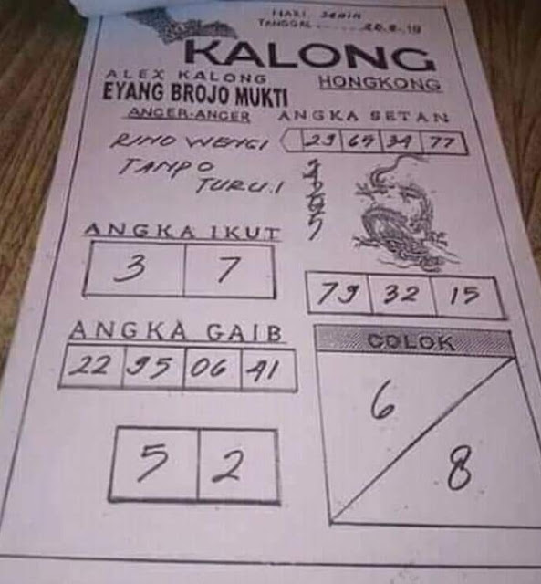 Kode Hk Hari Ini 2019