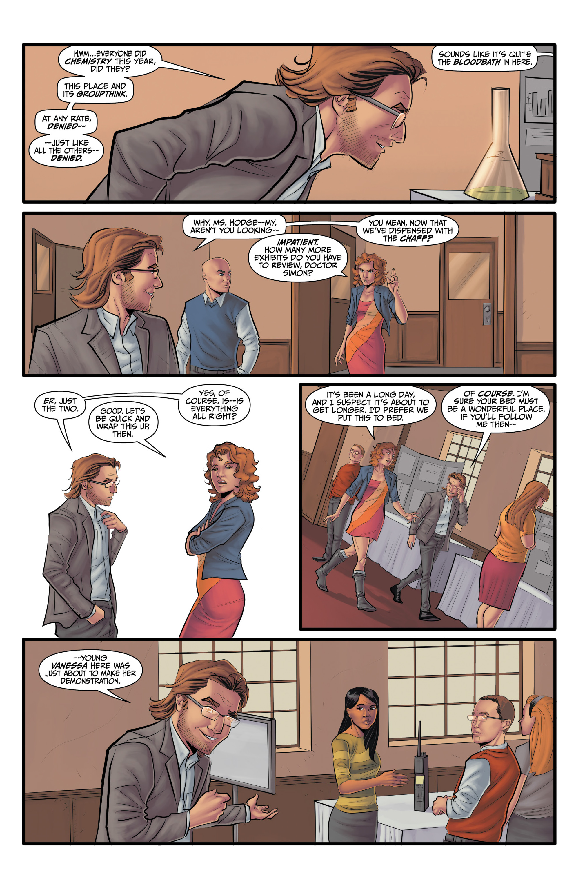 Read online Morning Glories comic -  Issue #49 - 31