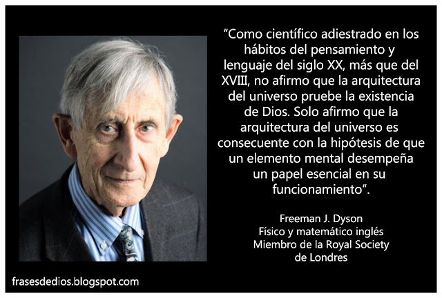 frases dios y ciencia freeman dyson