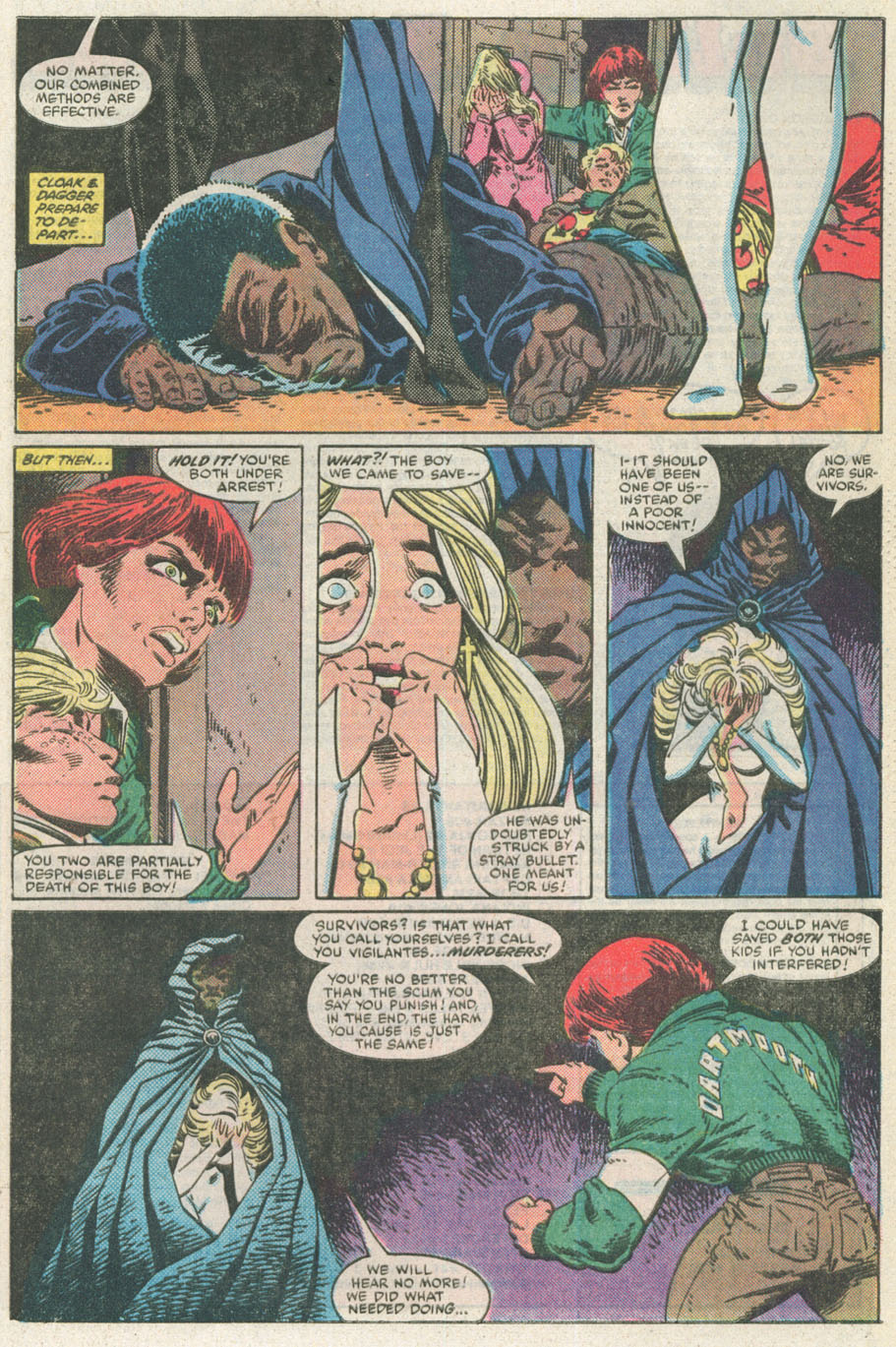 Read online Cloak and Dagger (1983) comic -  Issue #1 - 22