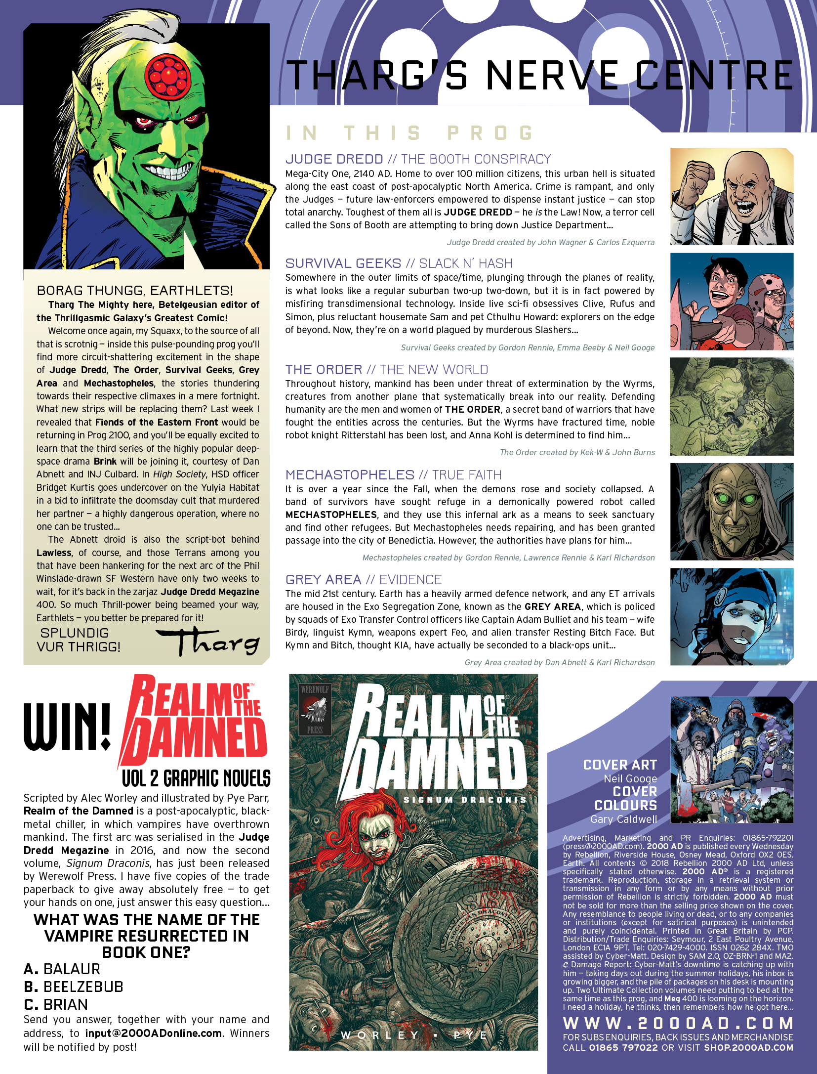 Read online 2000 AD comic -  Issue #2097 - 2