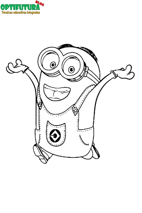 Los minions [Dibujos para colorear] ~ Optifutura