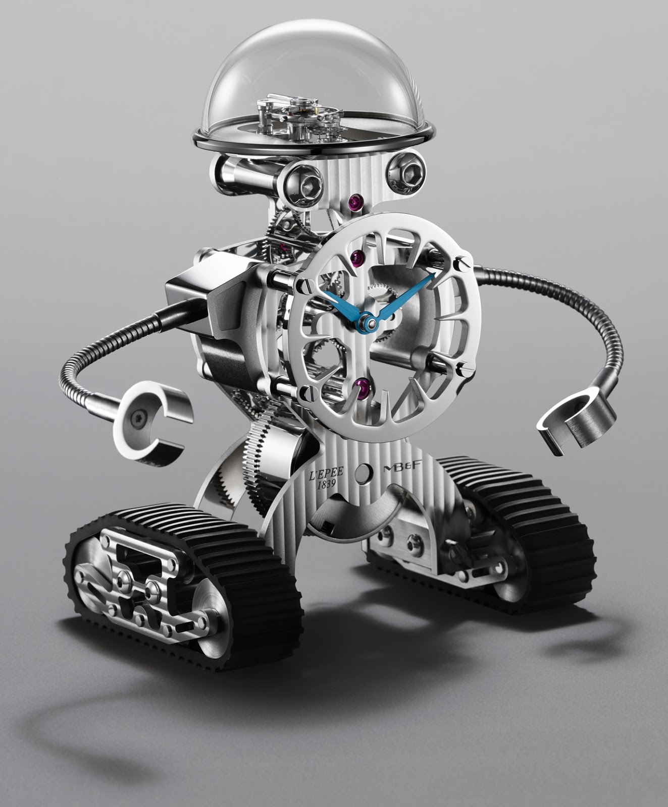 Сборка часов роботом. Робот с часами. Робот будильник. Часы часы робот. Робот часы металлический.