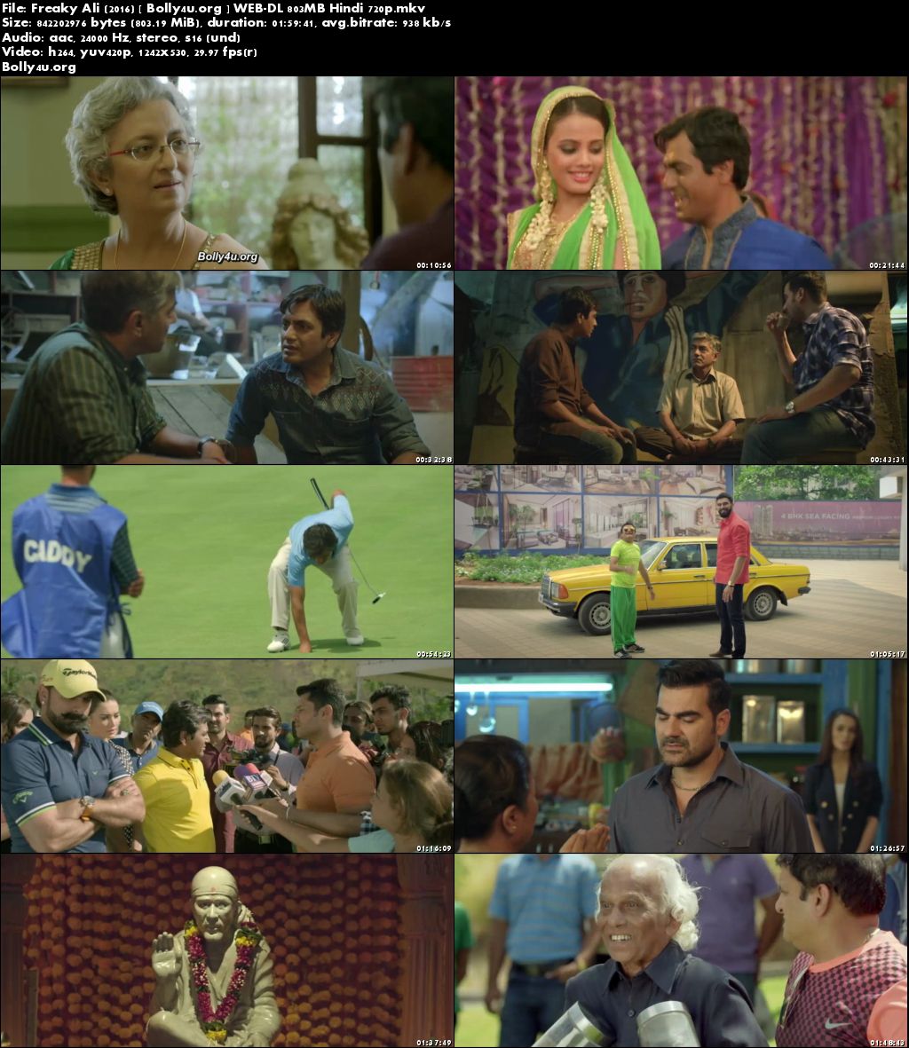 Freaky Ali 2016 WEB-DL 800MB Full Hindi Movie Download 720p