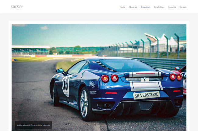 Stickify - Responsive Blogger Template