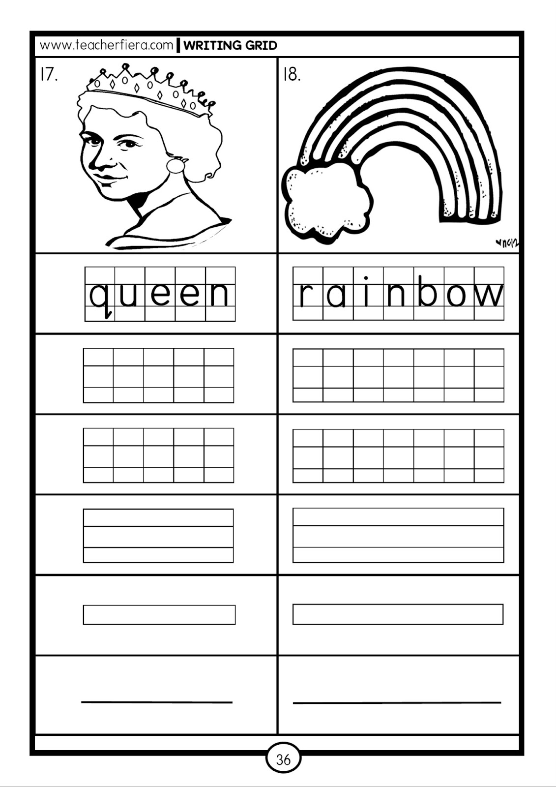 WRITING GRID FOR BEGINNERS BY