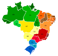  Mapa do ouro do Brasil