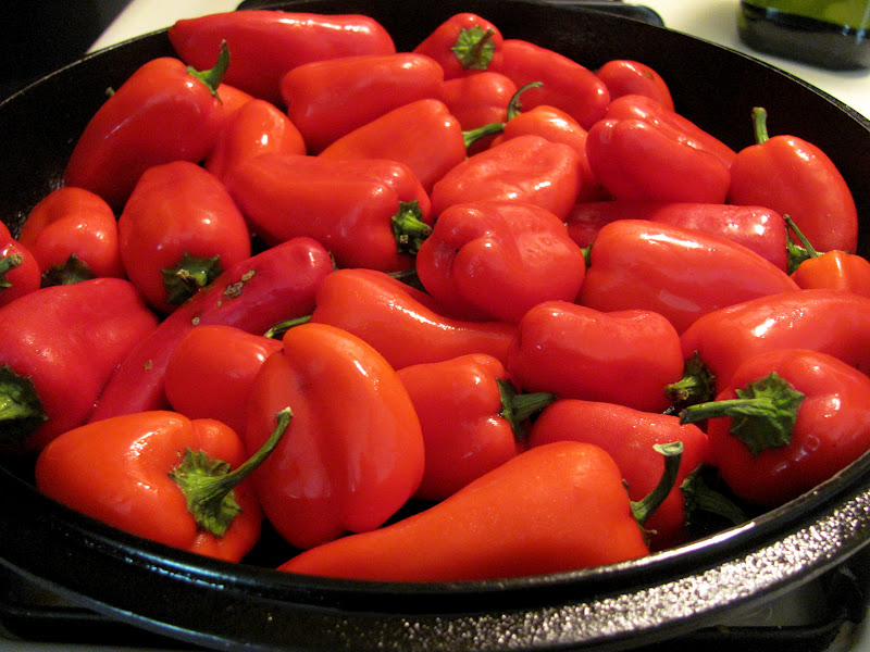 Sweet Domesticity Roasted Red Pepper Salsa