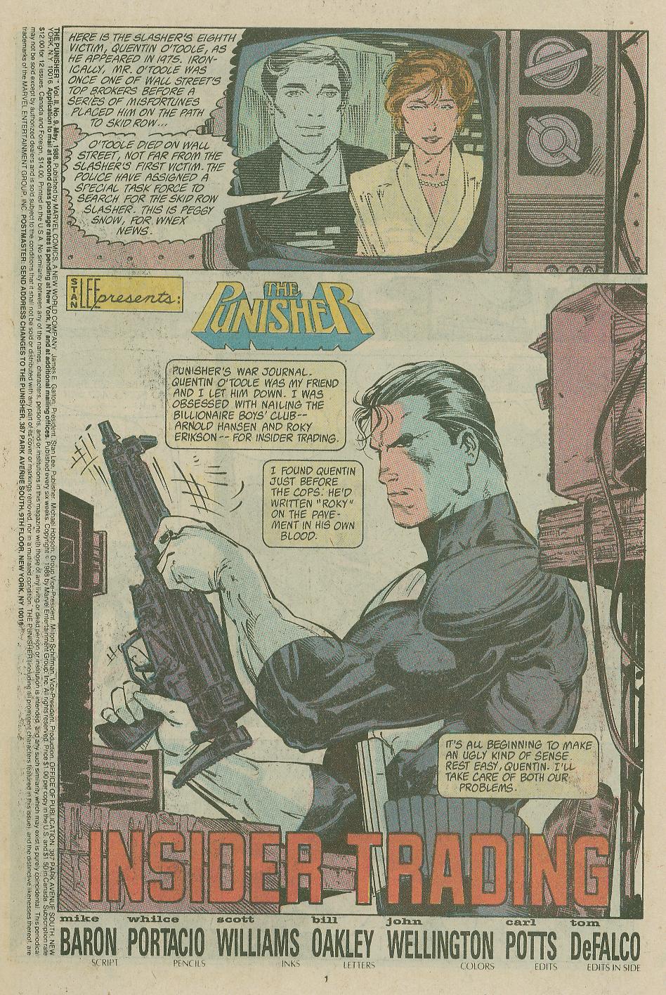 Read online The Punisher (1987) comic -  Issue #9 - Insider Trading - 2